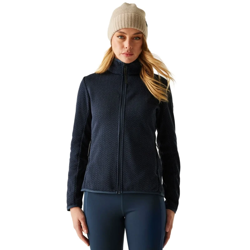 Image of Womens zipped fleece Regatta Elzie Bleu Female 38