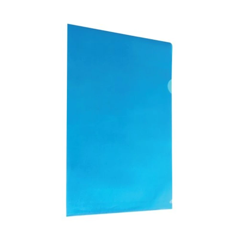 Image of Value Cut Flush Folders A4 Blue (100 Pack) WX01486