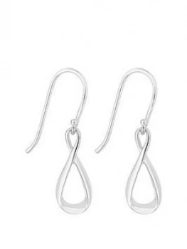 Image of Simply Silver Infinity Drop Earring