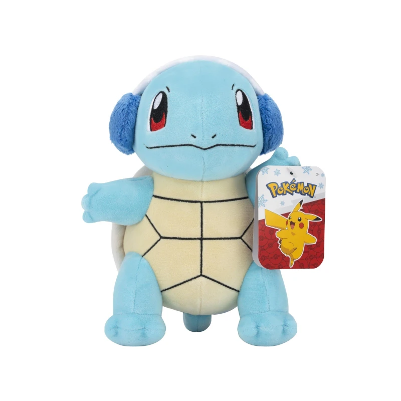 Image of Pokemon Squirtle Seasonal 8-Inch Plush with Ear Muffs - Multi Multi One Size