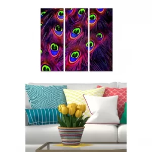 Image of MDF3617473 Multicolor Decorative MDF Painting (3 Pieces)