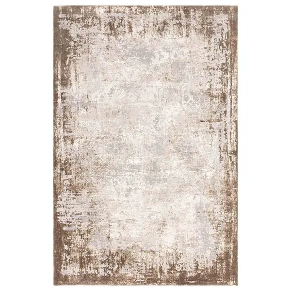 Image of Asiatic Kuza 120X170Cm Border Beige Rug