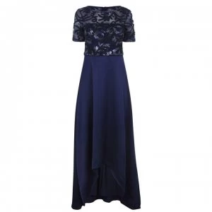Image of Adrianna Papell Adrianna HiLo Soutache Dress - Midnight