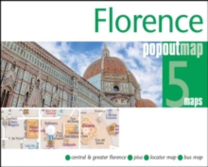 Image of Florence PopOut Map : pocket size, pop up city map of Florence Sheet map, folded