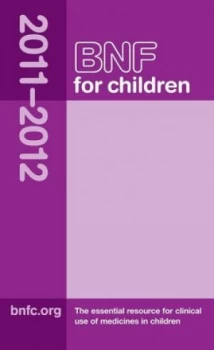 Image of Bnf for Children 2011-2012 by Paediatric Formulary Committee Book