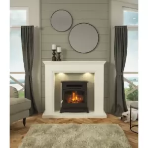 Image of Be Modern 16 Black Inset/Outset Electric Stove Fire - Elstow
