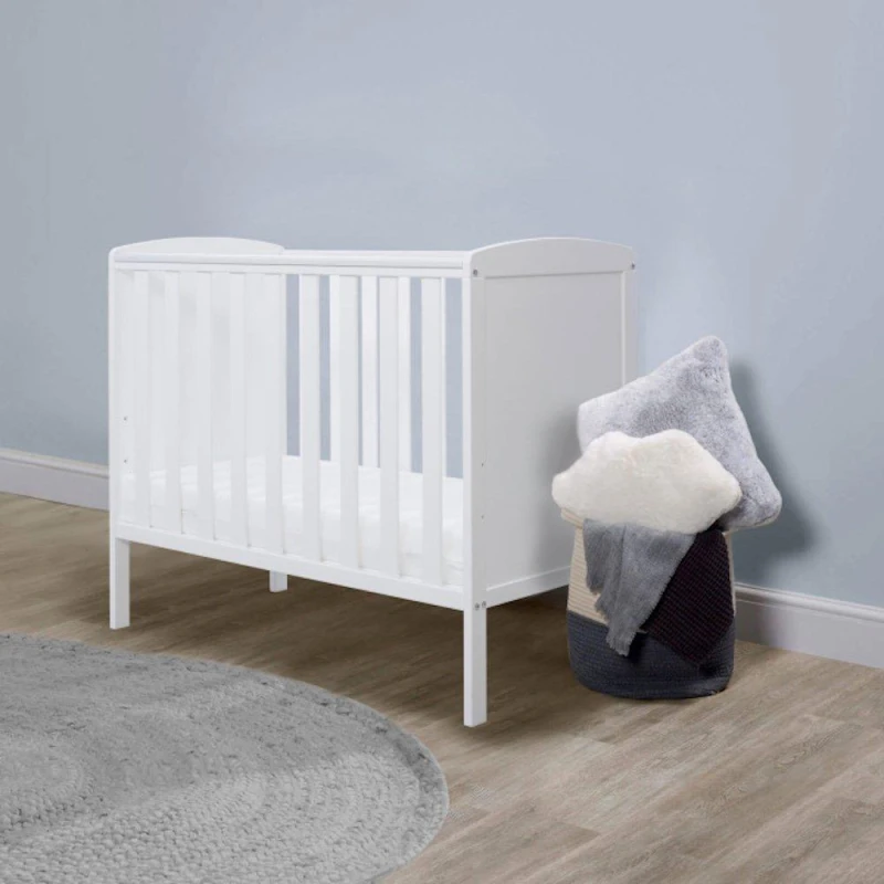 Image of Ickle Bubba Coleby Space Saver Cot - White White One Size