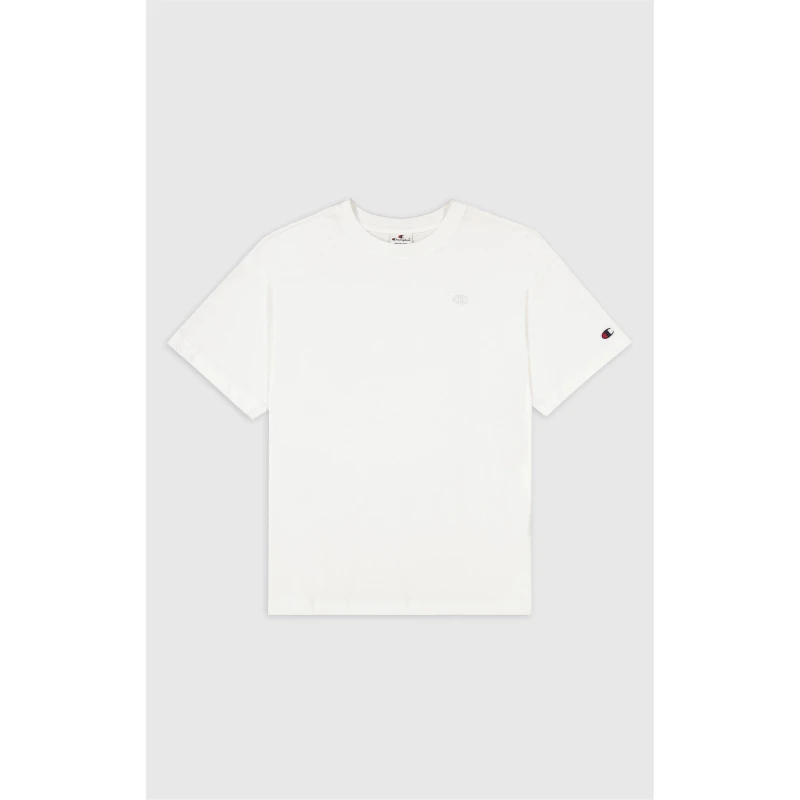 Image of Champion Womens Regular Fit Crewneck T-Shirt White female 10 (S)