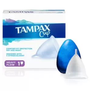Image of Tampax One Size White Menstrual Cup Heavy Flow