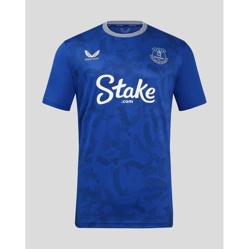 Image of Castore Everton Home Shirt 2024 2025 Adults - Blue Blue S