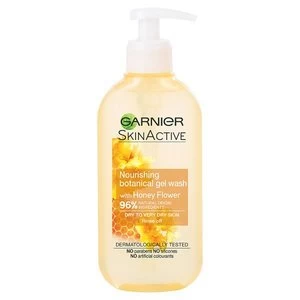 Image of Garnier Natural Honey Flower Gel Wash Dry Skin 200ml