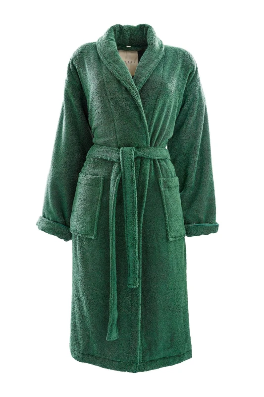 Image of Ted Baker Home Cotton Towel Bathrobe Bathrobes S/M Green 79014915350