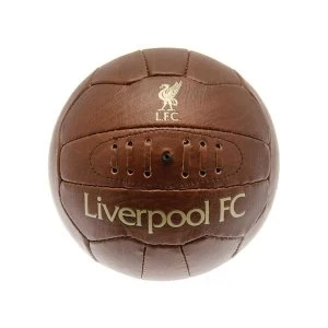 Image of Liverpool Retro Faux Leather Ball Size 5