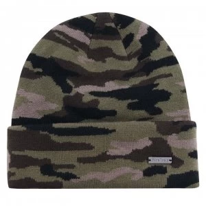 Image of Firetrap Cable Beanie Mens - Camo