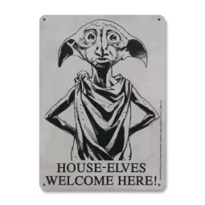Image of Harry Potter Tin Sign House-Elves 15 x 21 cm