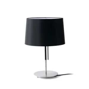 Image of Volta 1 Light Table Lamp Black, Nickel, E27