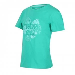 Image of Regatta Bosley III Cotton T-Shirt - Deep Mint
