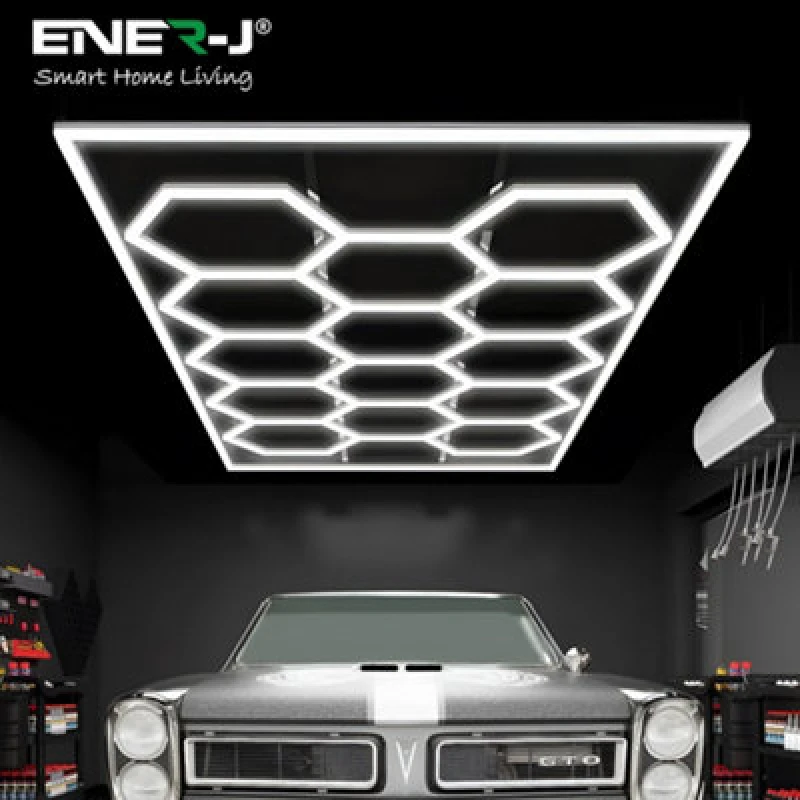 Image of Ener-J 600W Car Showroom Light 440mm 23.6mm 38.1mm 57Pcs And 1175mm 23.6mm 38.1mm 12Pcs PC T5 Tubes 4000K 72000 Lumens Connector 56Pcs