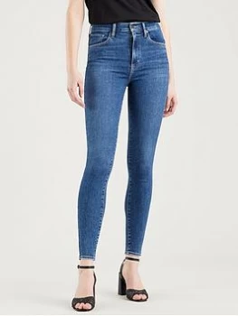 Image of Levis Levis Mile High Super Skinny Jean - Blue Size 26, Inside Leg 32, Women