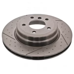 Image of Brake Disc 43800 by Febi Bilstein Rear Axle