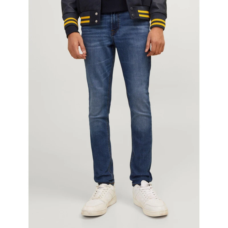Image of Jack & Jones Blue Denim Junior Liam Jjoriginal Am 871 Jr Noos Skinny Fit J D/Stnwash Boys 10Y 148685UK