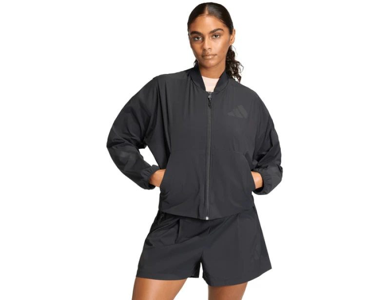 Image of Adidas Z.n.e Bomber Jacket Women Black S