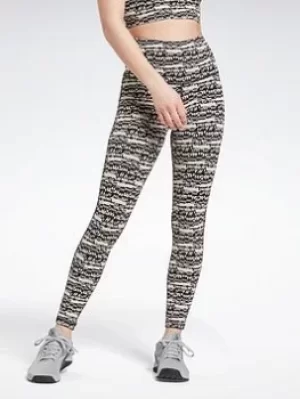 Image of Reebok Myt Cotton Leggings, Black, Size L, Women
