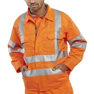 Image of BSeen 40 Railway Jacket Orange
