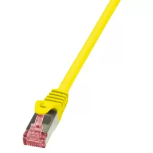 Image of LogiLink 3m Cat.6 S/FTP networking cable Yellow Cat6 S/FTP (S-STP)