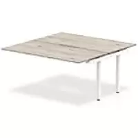Image of dynamic Computer Desk Evolve Plus BXT14GRYW Grey Oak 1400 mm x 1600 mm x 730 mm