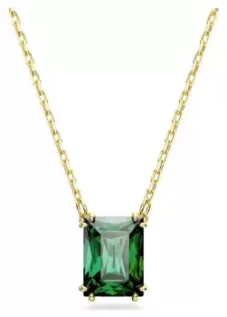 Image of Swarovski 5677141 Matrix Pendant Necklace Gold Tone Plated Jewellery