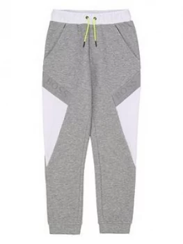 Image of Hugo Boss Blocked Cuffed Sweatpants Grey Size 8 Years Kids