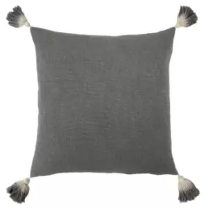 Image of Furn Eden Slub Cushion Cover (45cm x 45cm) (Grey)