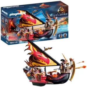 Image of Playmobil Novelmore Knights Burnham Raiders Fire Ship (70641)