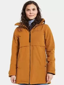Image of Didriksons HELLE PARKA, Mustard, Size 36(Uk 10), Women
