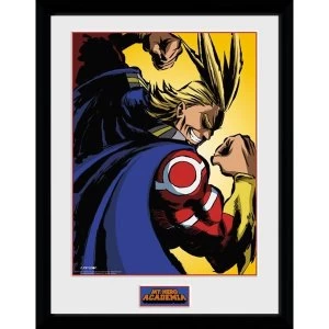 Image of My Hero Academia All Might Framed Collector Print