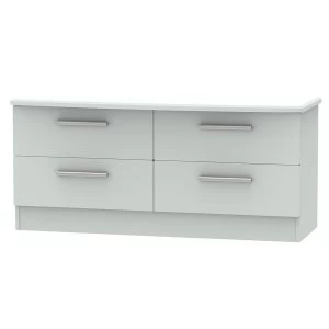 Image of Robert Dyas Fourisse Ready Assembled 4-Drawer Midi Chest of Drawers