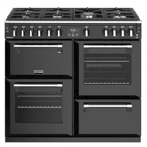 Image of Stoves 444410800 Richmond S1000G 100cm Gas Range Cooker Black