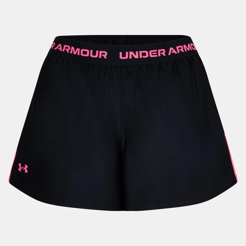 Image of Under Armour Play Up Shorts Womens Black/Pink female 10 (S)