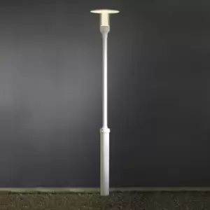 Image of Nova Outdoor Classic Matt White Lamp Post Light, IP44