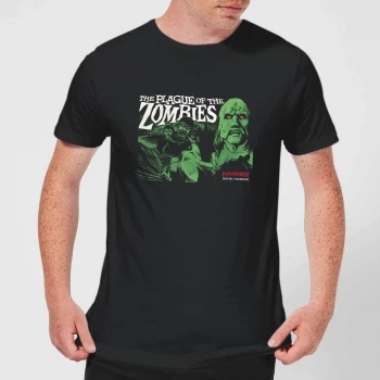 Image of Hammer Horror Plague Of The Zombies Mens T-Shirt - Black - 5XL
