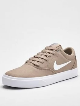 Image of Nike Sb Charge Canvas - Khaki/White