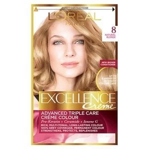 Image of Excellence Creme 8 Natural Blonde Hair Dye Blonde