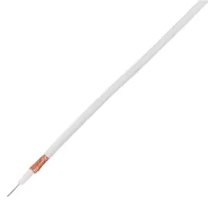 Image of Labgear White Coaxial Cable, 100M