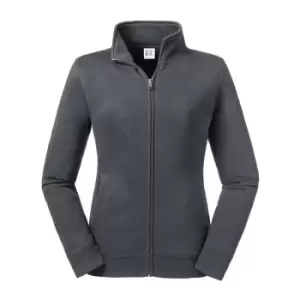 Image of Russell Womens/Ladies Authentic Sweat Jacket (M) (Convoy Grey)