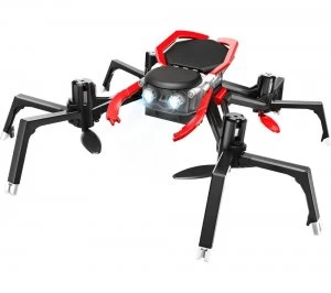 Image of Vivid Spider Drone with Controller - Black and Red Black
