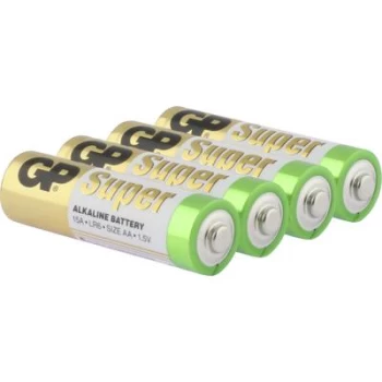 Image of GP Batteries GP15A / LR06 AA battery Alkali-manganese 1.5 V 4 pc(s)