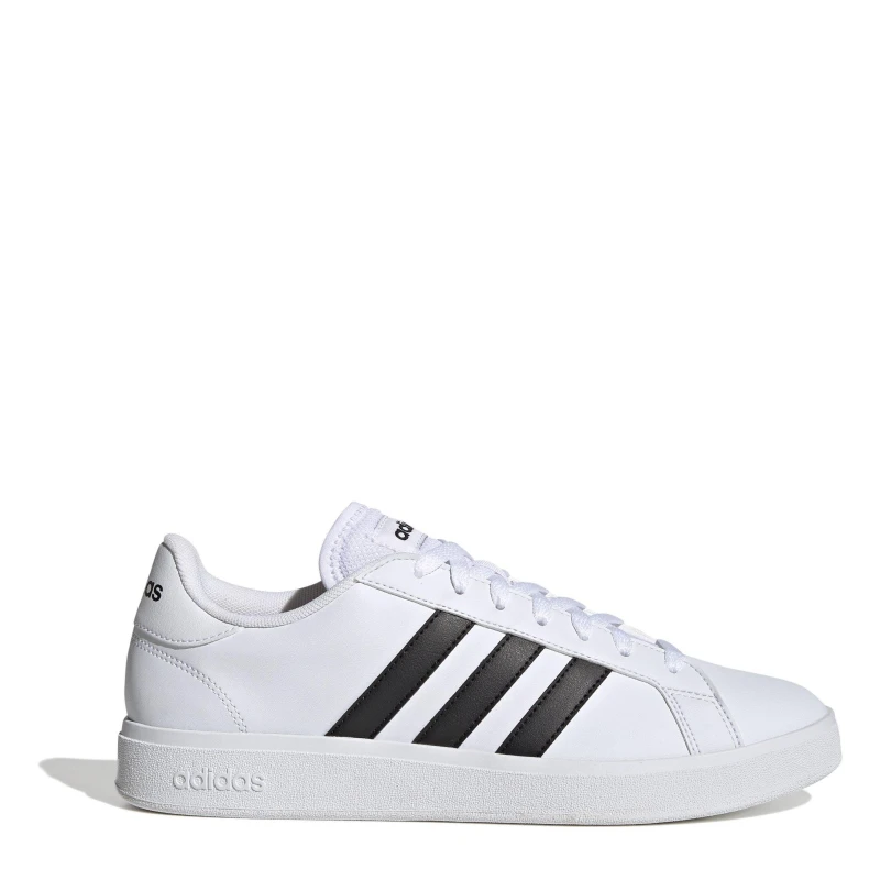 Image of adidas Court Base 2 Trainers Mens White/Black male 7 (40.7)
