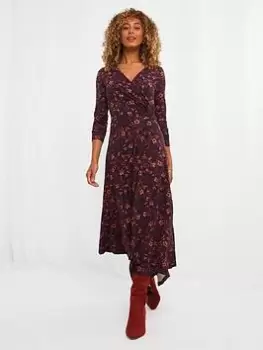 Image of Joe Browns Joe's Favourite Wrap Maxi Dress -multi, Multi, Size 6, Women