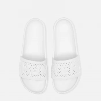 Image of Hunter Womens Original L Weight Moulded Slide - White - UK 4